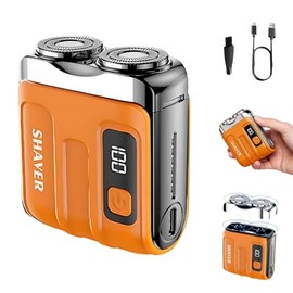BDVEEZX - Mini Rasuradora Electrica Hombre, Afeitadora Electrica Hombre Húmeda y Seca, Maquina de Afeitar para Hombre Portátil y Impermea...
