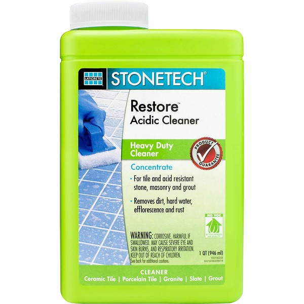 STONETECH Restore Acidic Cleaner, 1 Quart/32OZ (946ML) Bottle