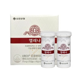 Yuhan Corporation Elena Women’s Vaginal Lactobacillus 60 Capsules 1 Box / 유한양행 엘레나 여성 질유산균 60캡슐 1박스