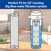 HQUA Whole House Compound Replacement Filter Cartridge, WF-GK20BB, Fit for