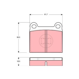 TRW GDB663 Brake Pads