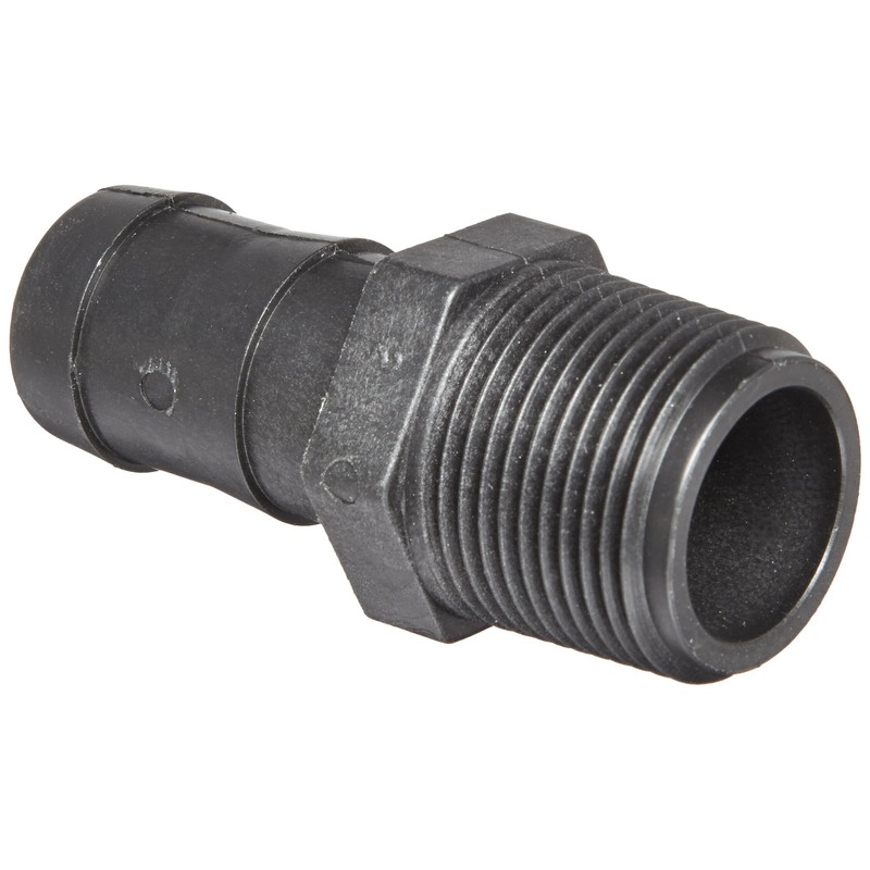 Banjo HB100 Polypropylene Hose Fitting, Adapter, 1" NPT Male x
