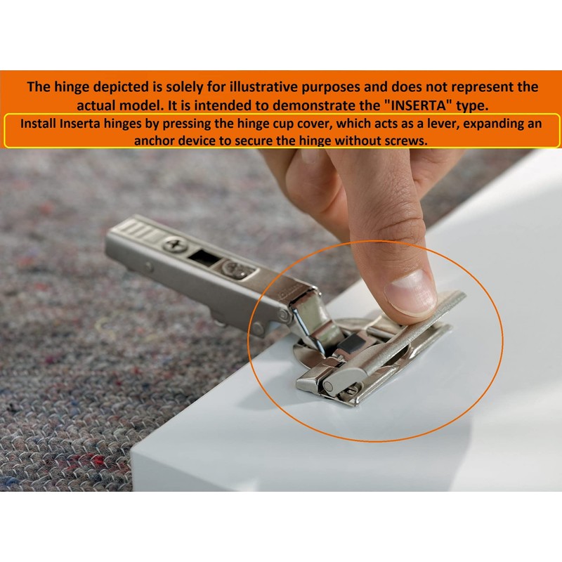 Blum Soft Close Full Inset Concealed Euro Cabinet Door Hinge