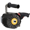 80 Grit Abrasive Nylon Drawing Wheel,4.7" x 4" Surface Conditioning