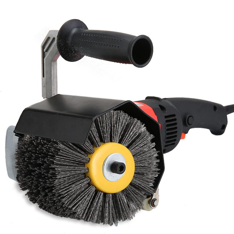 80 Grit Abrasive Nylon Drawing Wheel,4.7" x 4" Surface Conditioning