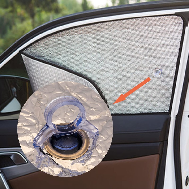 RICISUNG Sunshade, Suction Cup, Strong (20 Pieces) Suction Cup for