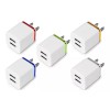 Maíz Adaptador Cubo Cargador 2.1a Pared 2 Puertos 5 Pz