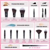 M.Y.L. Cosmetic Brush Set, Hair Band, Blender, Cleaner, Travel Case,