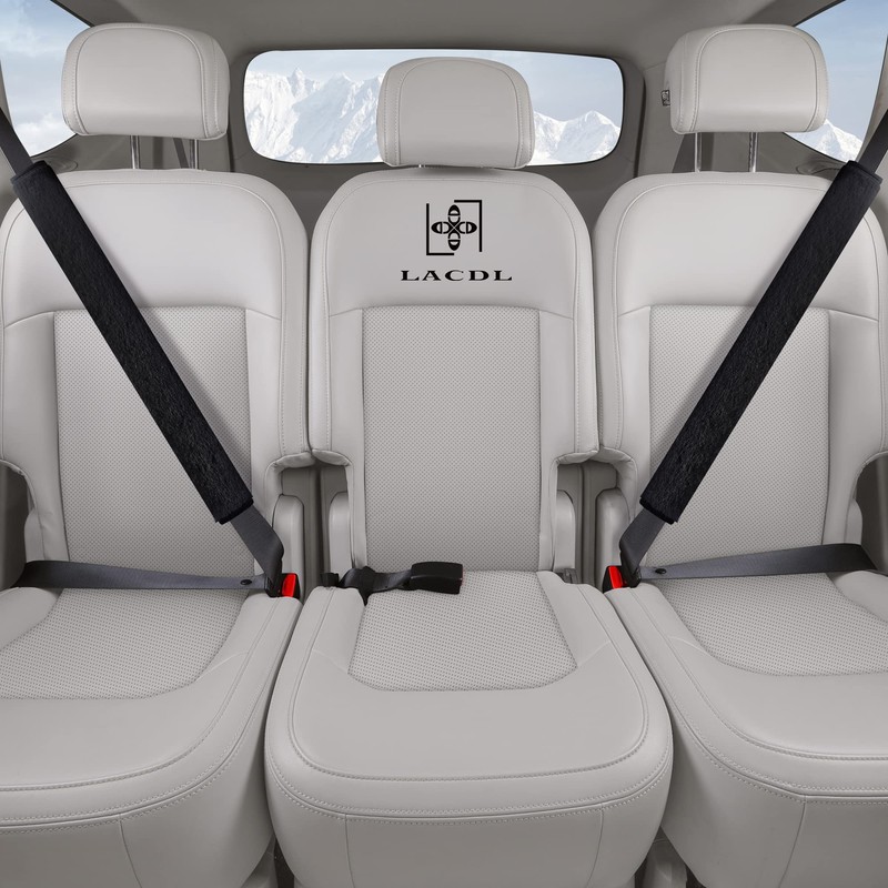 LACDL Extra Long Seatbelt Cover Super Soft Furry for Adults