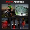 Ascher USB Rechargeable Bike Light Front and Back, Super Bright