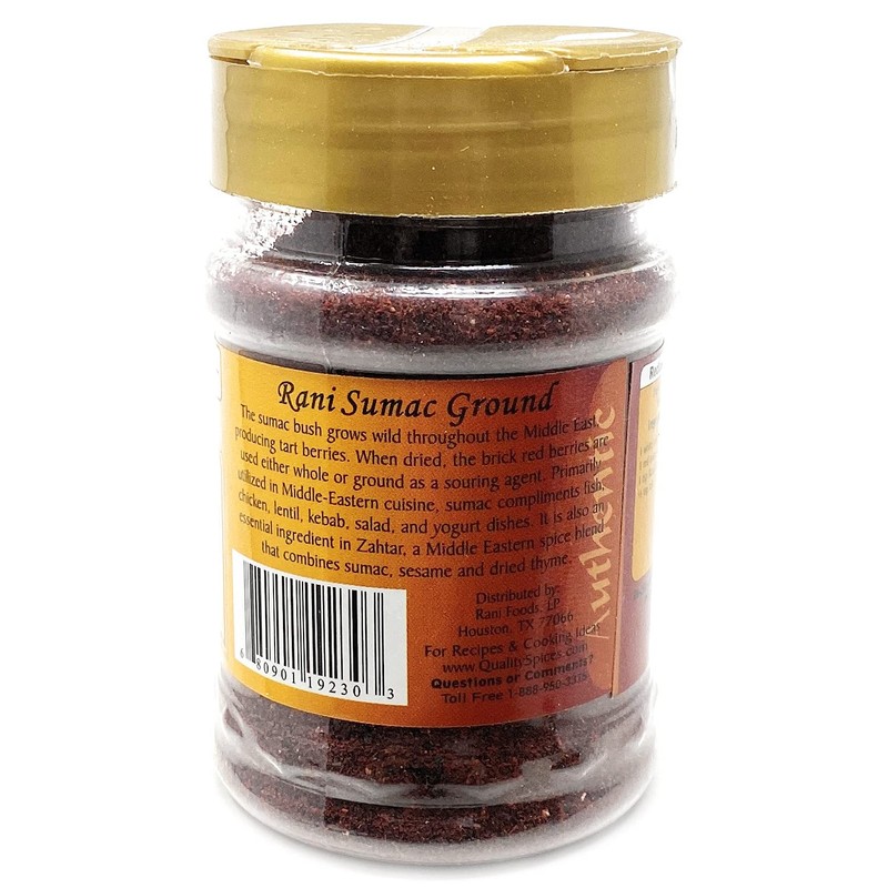 Rani Sumac (Sumak) Spice Ground Powder 3oz (85g) PET Jar