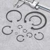 sourcing map 100Pcs 55/64" (22mm) Internal Retaining Ring Circlip, 65