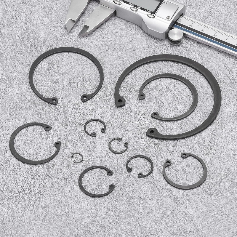 sourcing map 100Pcs 55/64" (22mm) Internal Retaining Ring Circlip, 65