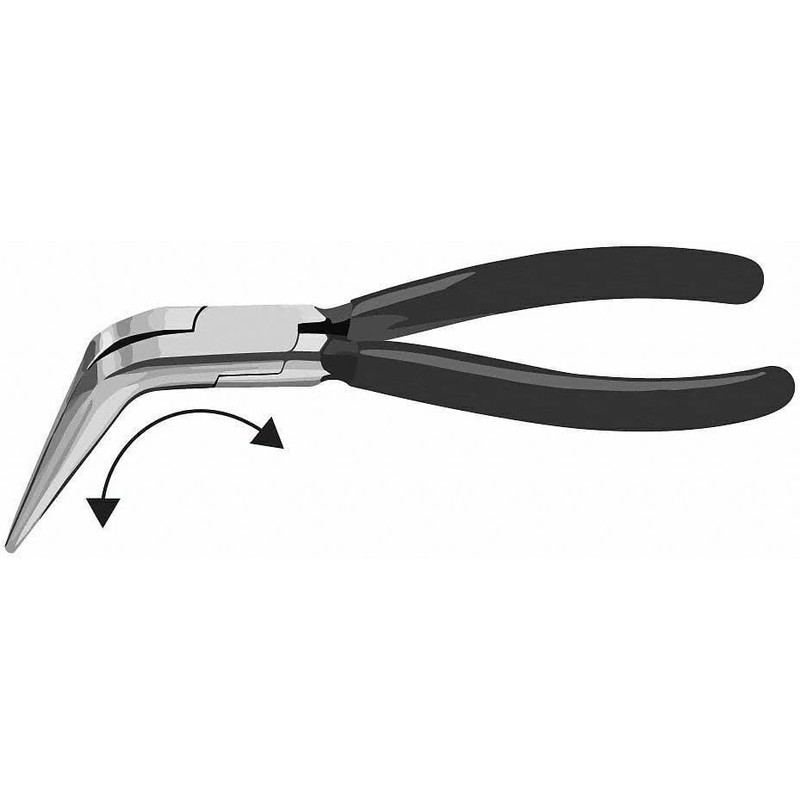 iSeventy9 11" Long 45 Degree Bent Nose Plier Straight Tip