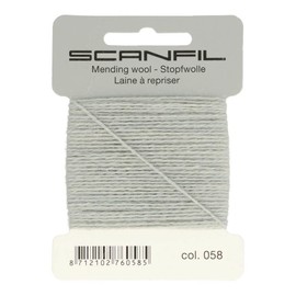 Scanfil Darning Yarn Grey 15m Metre 40020-058