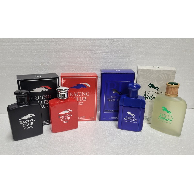 MCH Beauty Fragrances Racing Club Men's Designer Cologne 4 Pack
