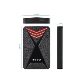 TooQ TQE-2550BL 2.5 inch Hard Drive Enclosure Black