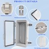 YETLEBOX Outdoor Waterproof Electrical Box Junction Box Weatherproof IP67 ABS