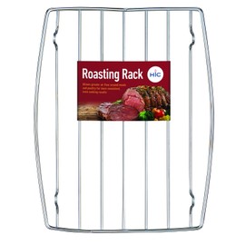HIC Kitchen Wire Roasting Baking Broiling Rack, 10 3/8 inch x 8 inch, Silver