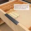 sourcing map Cabinet Finger Edge Pull, 6pcs 120mm/4.72 Aluminum Alloy