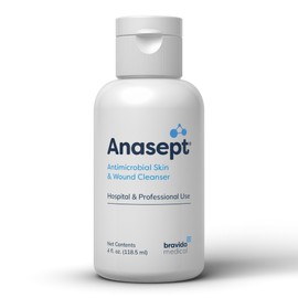 Anasept-Antimicrobial Skin and Wound Cleanser, 4 oz Bottle with Dispensing Cap