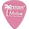 Fender 351 California Clears Guitar Picks, 12 Pack, Burgandy Mist,