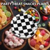 EaciTown Racing Car Party Decorations Paper Checkered Plates and Napkins