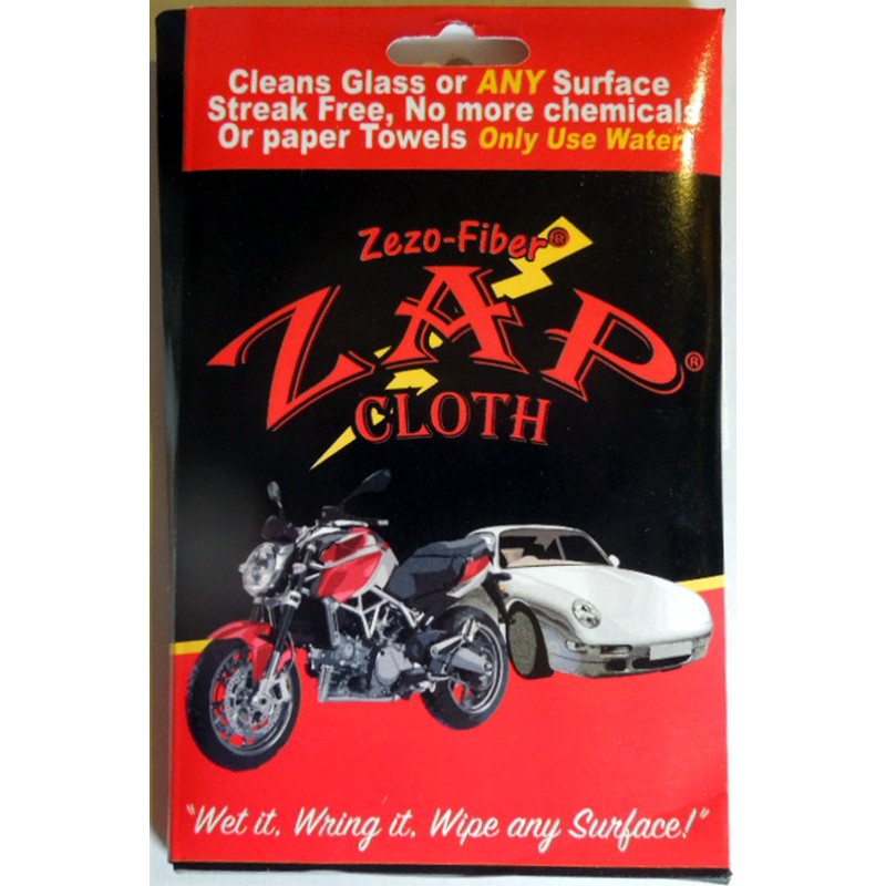 Zap Cloth - Streak Free, Spot Free - 4 Cloths