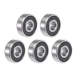 uxcell 625-2RS Deep Groove Ball Bearing 5x16x5mm Double Sealed ABEC-3 Bearings 5-Pack