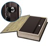 Barska Large Antique Book Lock Box with Key Lock ,