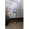 Bellota-1 LED Solar Pole Hanging Lantern Warm White LED Black