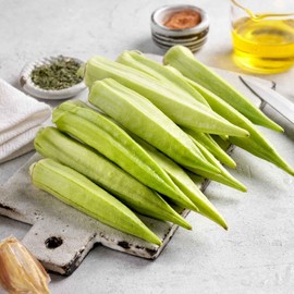 Eden Brothers Okra Seeds - Blondy Non-GMO Seeds for Planting, 1 Pound | Low-Maintenance Vegetable Seeds, Plant During Warm Season, Zones 10, 2, 3, 4, 5, 6, 7, 8, 9