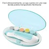 Kit Lima De Uñas Eléctrica Portátil Para Bebé Con Luz