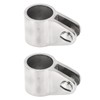 2PCS Bimini Top Jaw Slides 316 Stainless Steel Removable Hinged