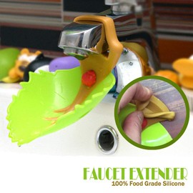 Linian Sweet Kitchen Bathroom Sink Extension Extender for Children Baby Hands Washing Bathroom (Pack of 2)