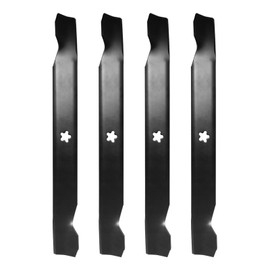 budrash 532138971 Mower Blades for Craftsman/HU/Poulan 42" Lawn Tractor, 138498 High Lift Blades for Craftsman LT1000 DYT4000, Hus qvarna YTH18542, Replace 127843 531307224, 4 Pack