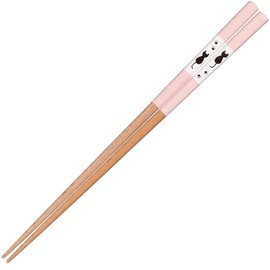 Sunlife H-06822 Pastel Cat Chopsticks for Adult, Dishwasher Safe, Pink, 8.9 inches (22.5 cm), Made in Japan