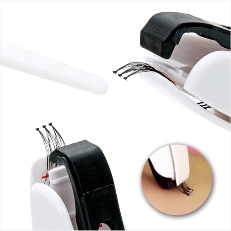 Beginner Eyelash Stapler with 45 False Eye Lash Buds False