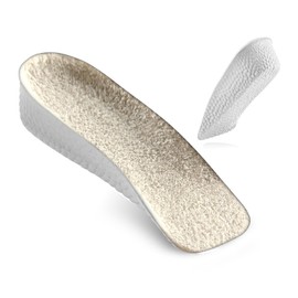 JADE KIT Height Increase Insoles for Women - 1IN Winter- Foot Arch Contour Shoes Lifts for Women Orthopedic Heel Lift Cushion Gel Leg Discrepancy Balancer, Women's Size 8-10 (Female-M)