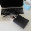 Black Travel Makeup Brush Holder, Pencil Pen Case Organizer Bag
