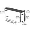 WOCHUANGSI 1pcs Small Narrow Tall Shelf for Windowsill Kitchen Organizer