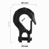 Runfarr 3/8 Inch Winch Hook, Forged Steel Winch Hook for
