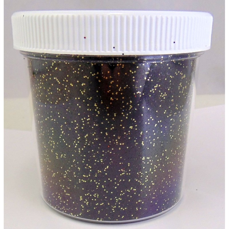 Vintage Paint Black Gold 0.015 Square Metal Flake - Pound