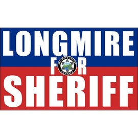 3x5 inch Longmire for Sheriff Sticker - Walt Humor Funny tv absaroka Watch USA Vinyl Decal Sticker Car Waterproof Car Decal Bumper Sticker