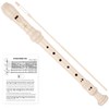 YONTY Soprano Recorder 8-Hole Instrument for Kids Beginners, Baroque Style