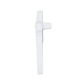 1Pcs White Locking Window Handle, Replacement Hand Aluminum Alloy Window Handles with Locks for Double Glazing Switch Window Door Security, Left