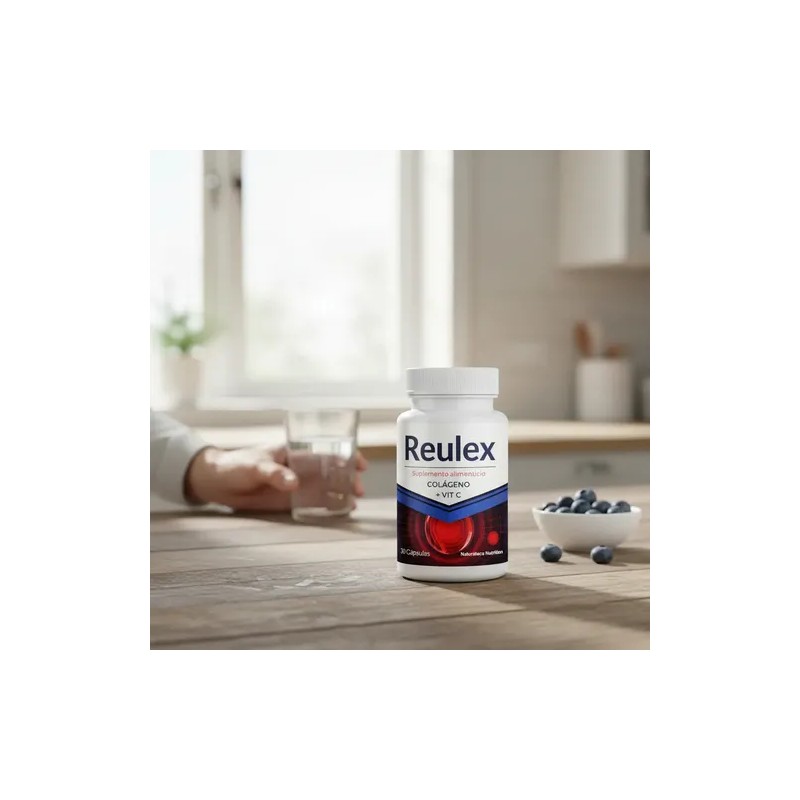 Reulex Frasco Cápsulas Colageno Msm Vitaminas Mas