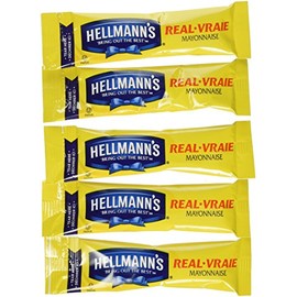 75 Individual Hellmann's Mayo Packets-Great For Work/School; Always Fresh!