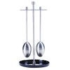 Oenophilia Oeno Ice Chilling Wand Set with Stand, Silver