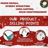 KeenCJCVor Christmas Stockings Set of 4, for Christmas Tree Decorations